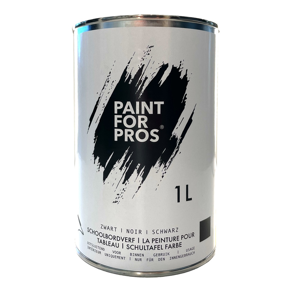 PAINT FOR PRO'S Schoolbordenverf Aqua zwart